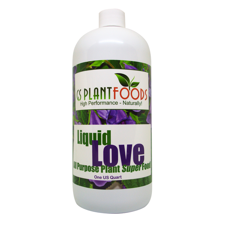 Liquid Love All Purpose Natural Plant Food, 1 quart concentrate - GS Plant Foods