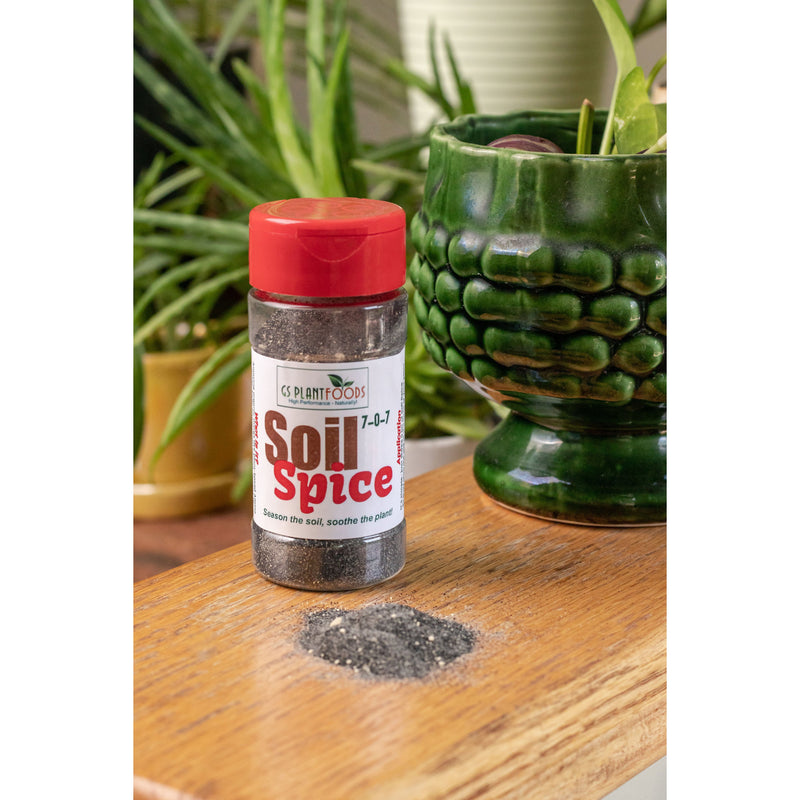 Soil Spice All Purpose Organic Plant Feed (NPK 7-0-7) 3 OZ Simple Shaker - GS Plant Foods