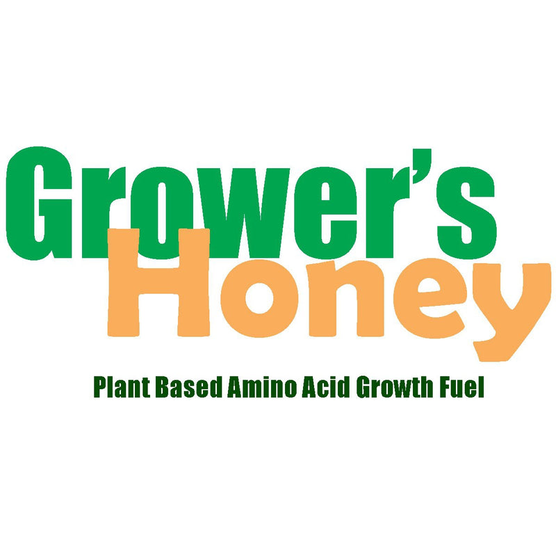 Grower's Honey Plant Based Amino Acid Plant Growth Fuel for Huge vegetative Growth, Bigger Flowers, Jumbo Fruits and Vegetables 1 Quart Concentrate - GS Plant Foods