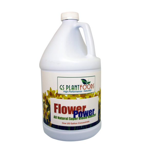 Flower Power All Natural Super Bloom Booster 1 Gallon concentrate - GS Plant Foods